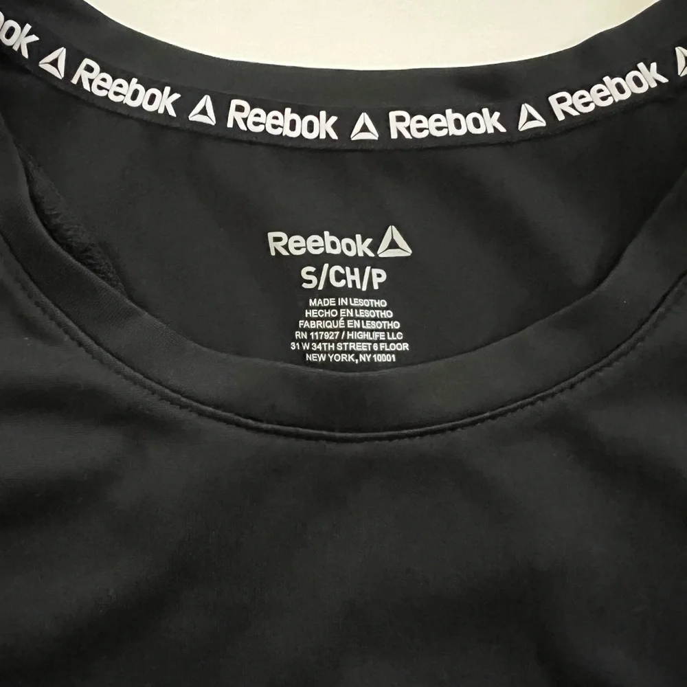 Reebok black workout tank, size small. - Picture 2 of 4